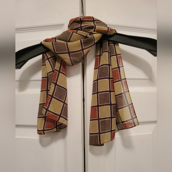 4 Women's Silky Sheer Scarves Scarf Wrap - Picture 13 of 13